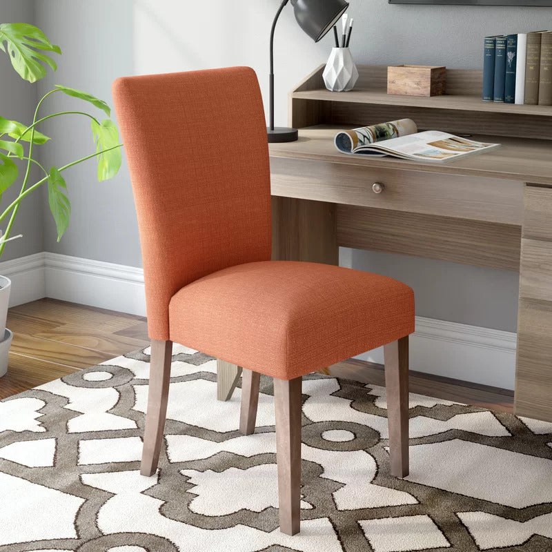 Cafe Chair: Upholstered Parsons Chair