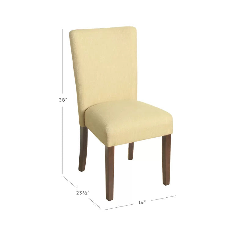 Cafe Chair: Upholstered Parsons Chair