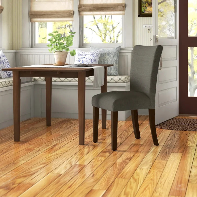 Cafe Chair: Upholstered Parsons Chair