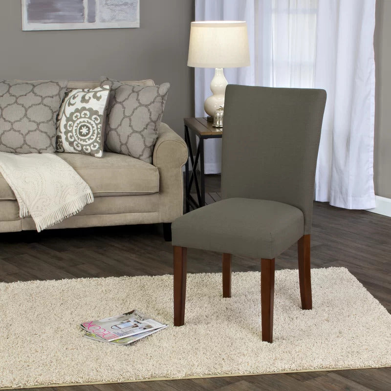 Cafe Chair: Upholstered Parsons Chair