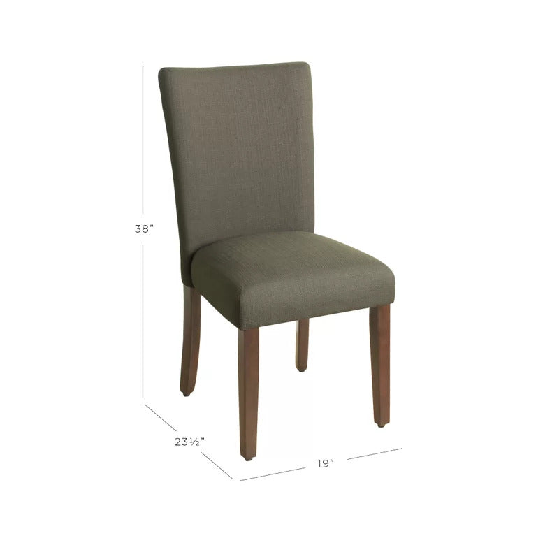 Cafe Chair: Upholstered Parsons Chair