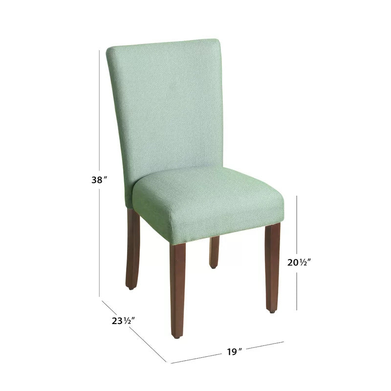 Cafe Chair: Upholstered Parsons Chair