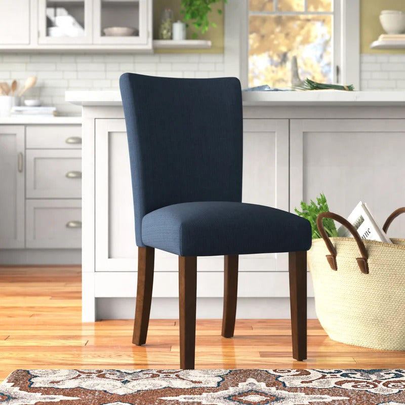 Cafe Chair: Upholstered Parsons Chair