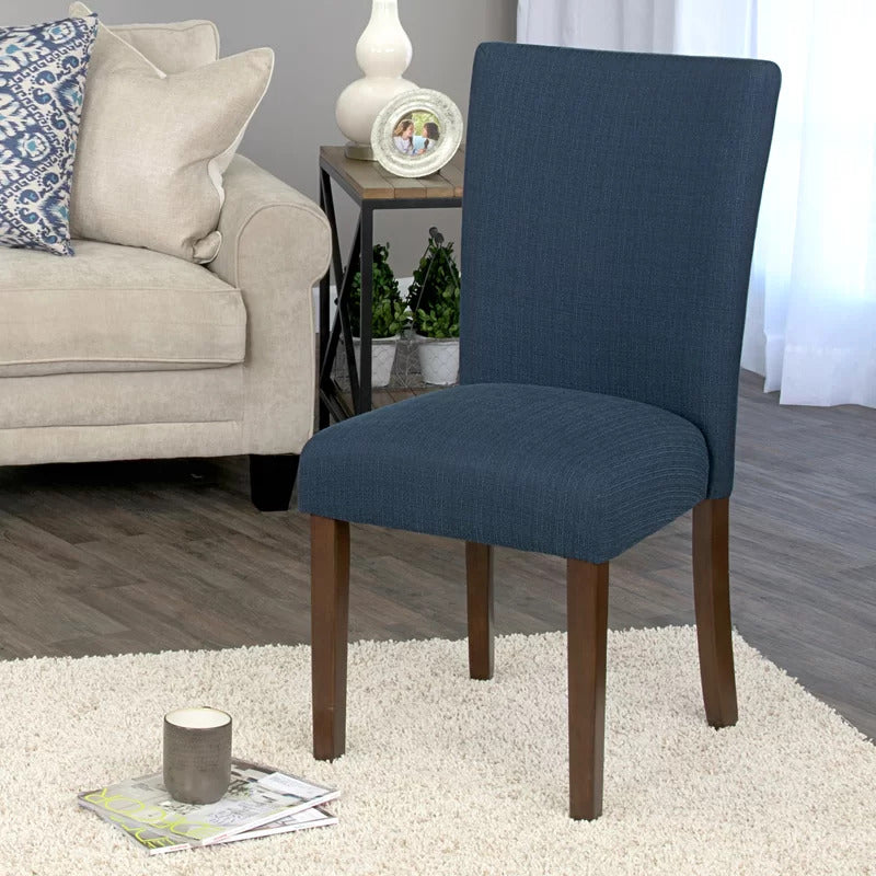 Cafe Chair: Upholstered Parsons Chair