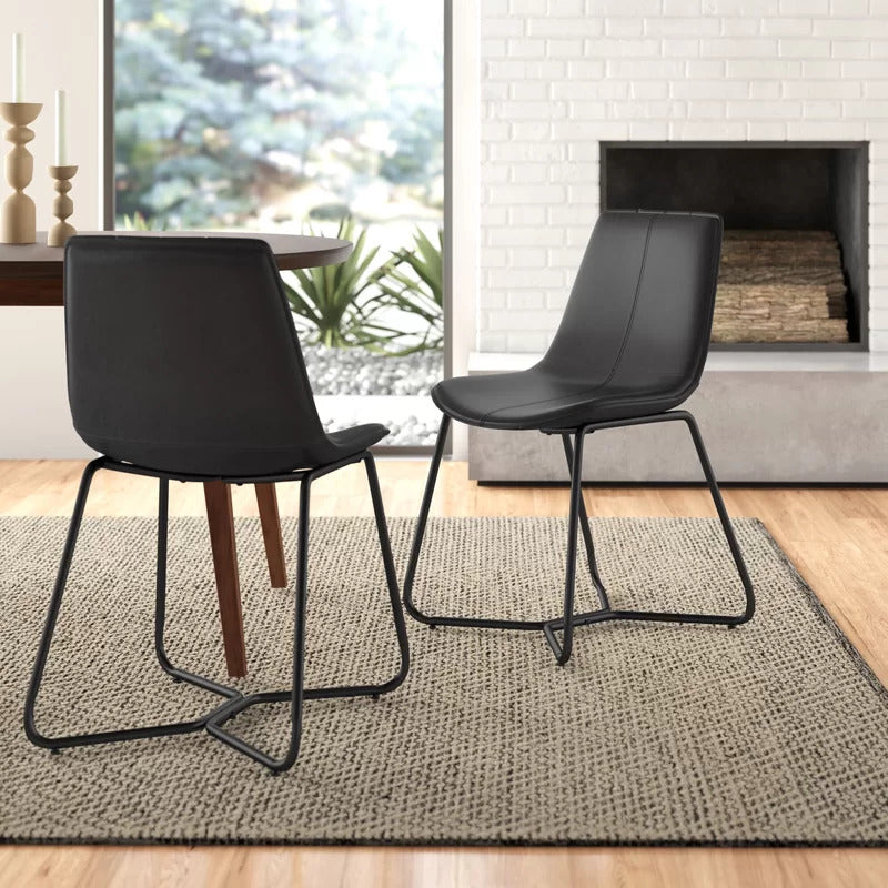 Cafe Chair: Upholstered Side Restaurant Chair