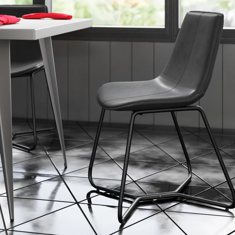 Cafe Chair: Upholstered Side Restaurant Chair