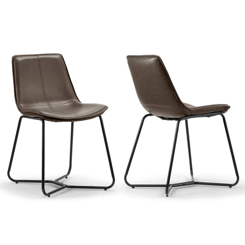 Cafe Chair: Upholstered Side Restaurant Chair
