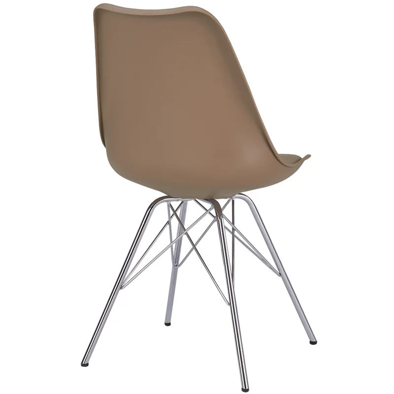 Cafe Chair: Upholstered Side Restaurant Chair (Set of 4)