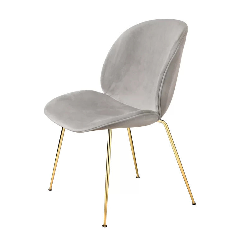 Cafe Chair: Velvet Restaurant Chair (Set of 2)