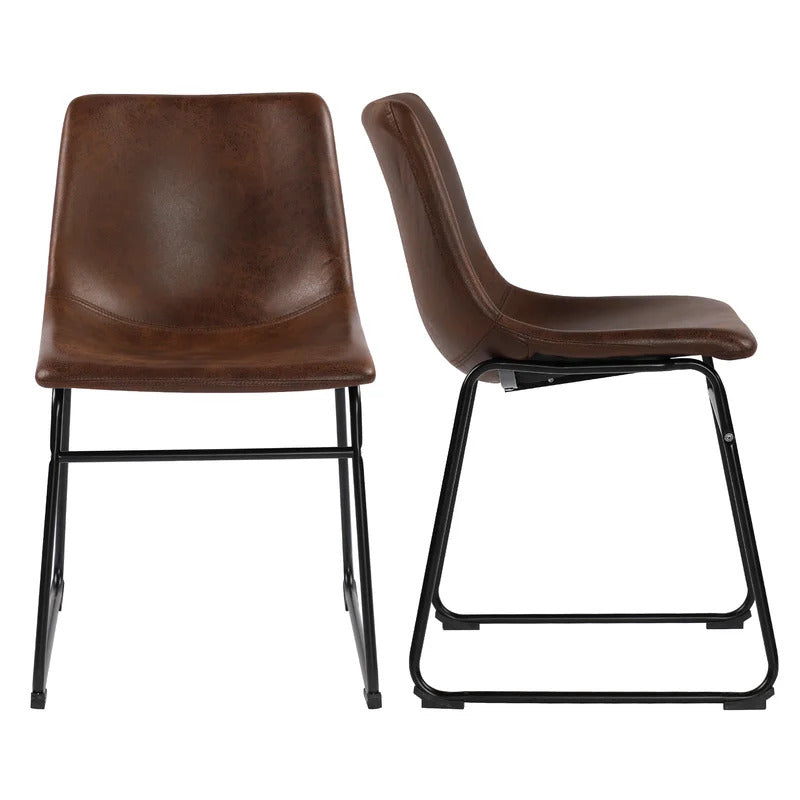 Cafe Chair: Velvet Wingback Restaurant Chair (Set of 2)