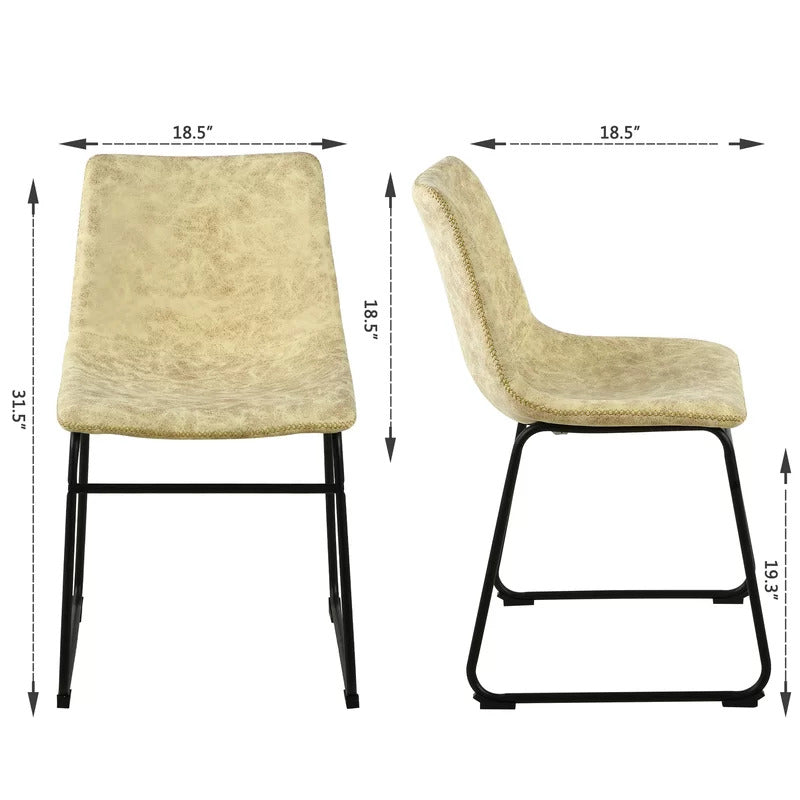 Cafe Chair: Velvet Wingback Restaurant Chair (Set of 2)