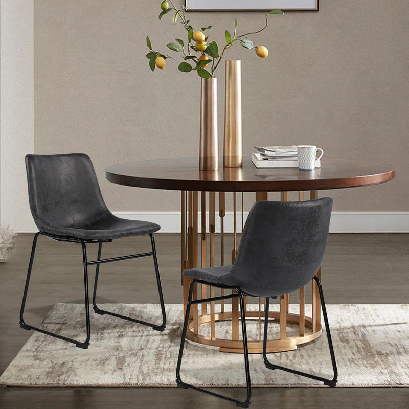 Cafe Chair: Velvet Wingback Restaurant Chair (Set of 2)