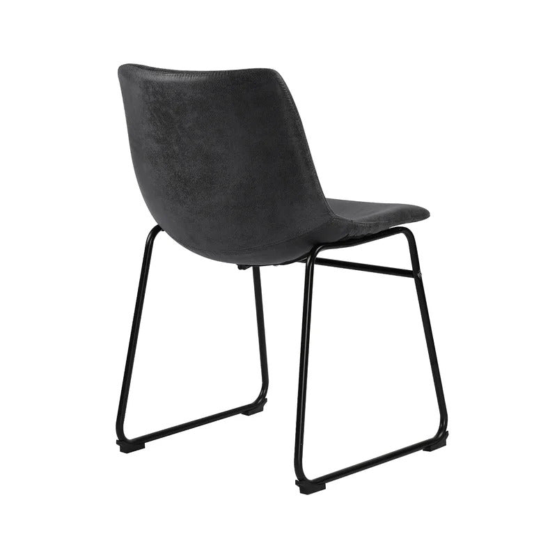 Cafe Chair: Velvet Wingback Restaurant Chair (Set of 2)