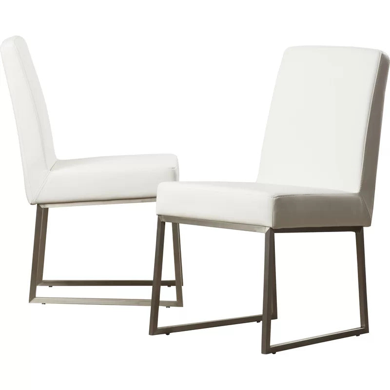 Cafe Chair: White Side Restaurant Chair