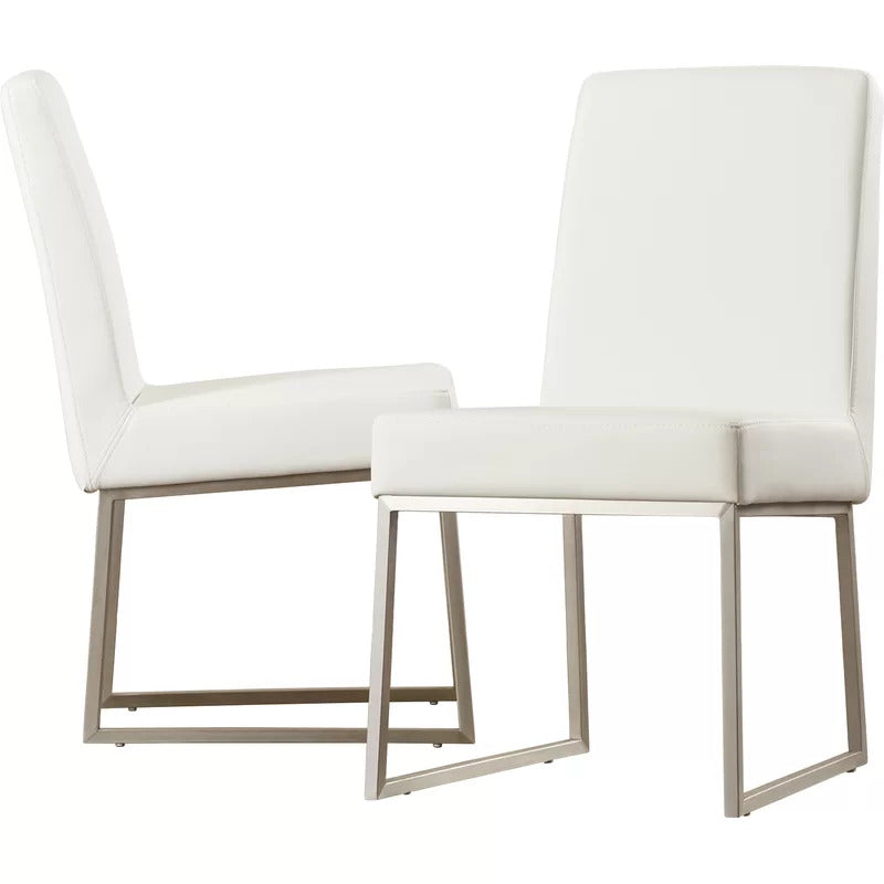 Cafe Chair: White Side Restaurant Chair