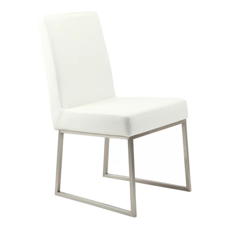 Cafe Chair: White Side Restaurant Chair