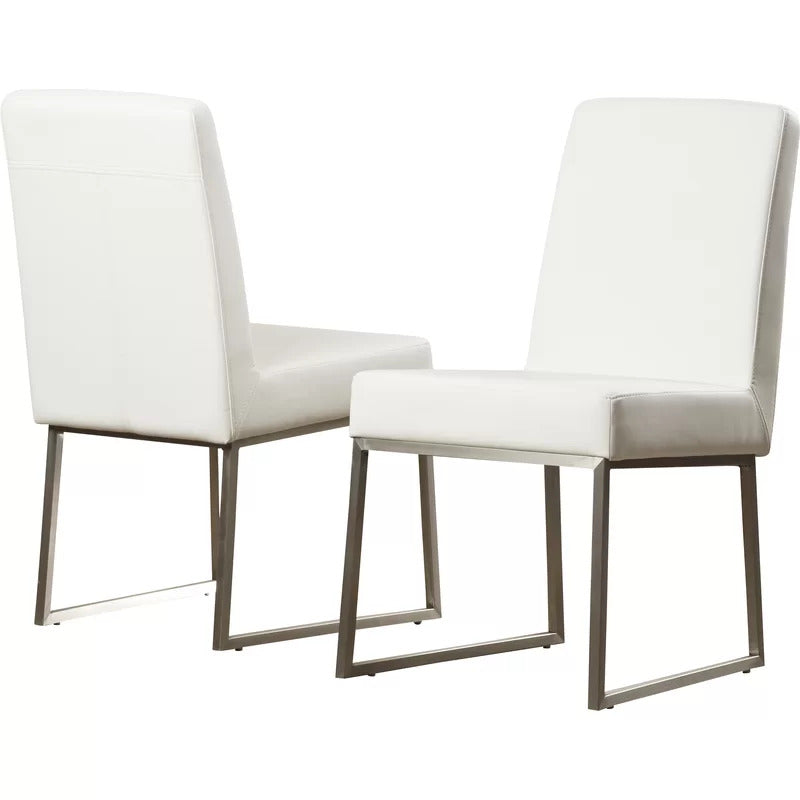 Cafe Chair: White Side Restaurant Chair