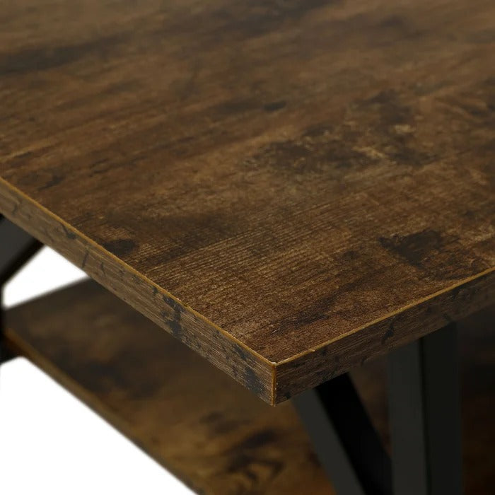 Center Table: 4 Legs Coffee Table with Storage
