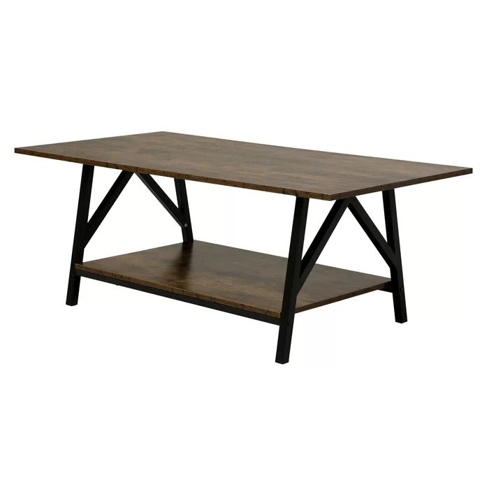 Center Table: 4 Legs Coffee Table with Storage