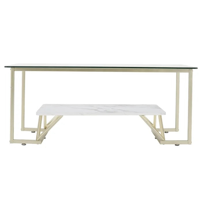 Center Table: Frame Coffee Table with Storage