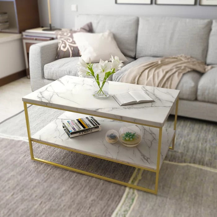 Center Table: Marble Coffee Table