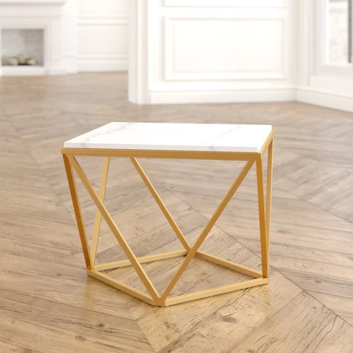 Center Table: Marble Top Center Coffee Table