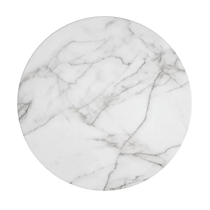 Center Table: Marble Top Frame Coffee Table