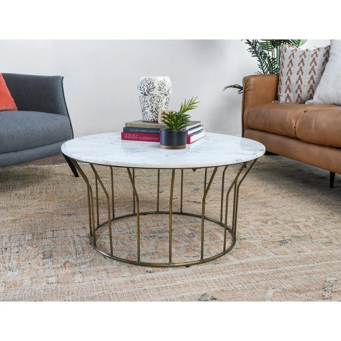 Center Table: Round Coffee Table
