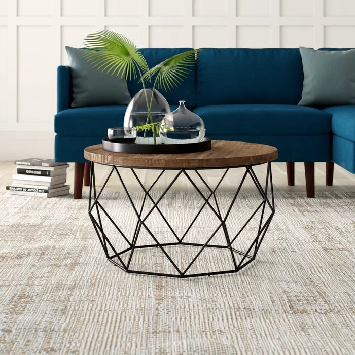 Center Table: Round Coffee Table