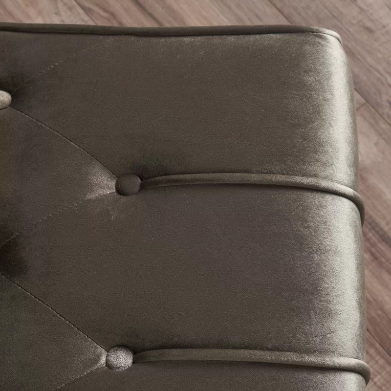 Chaise Lounge: Andrews Tufted Armless Chaise Lounge Chair