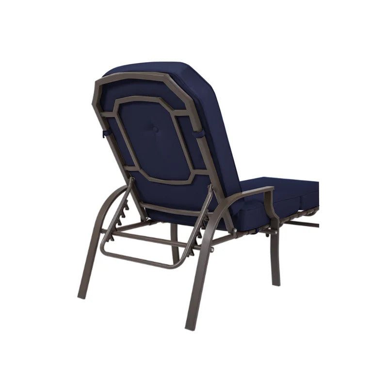 Chaise Lounge: Artime 82'' Long Reclining Single Chaise with Cushions
