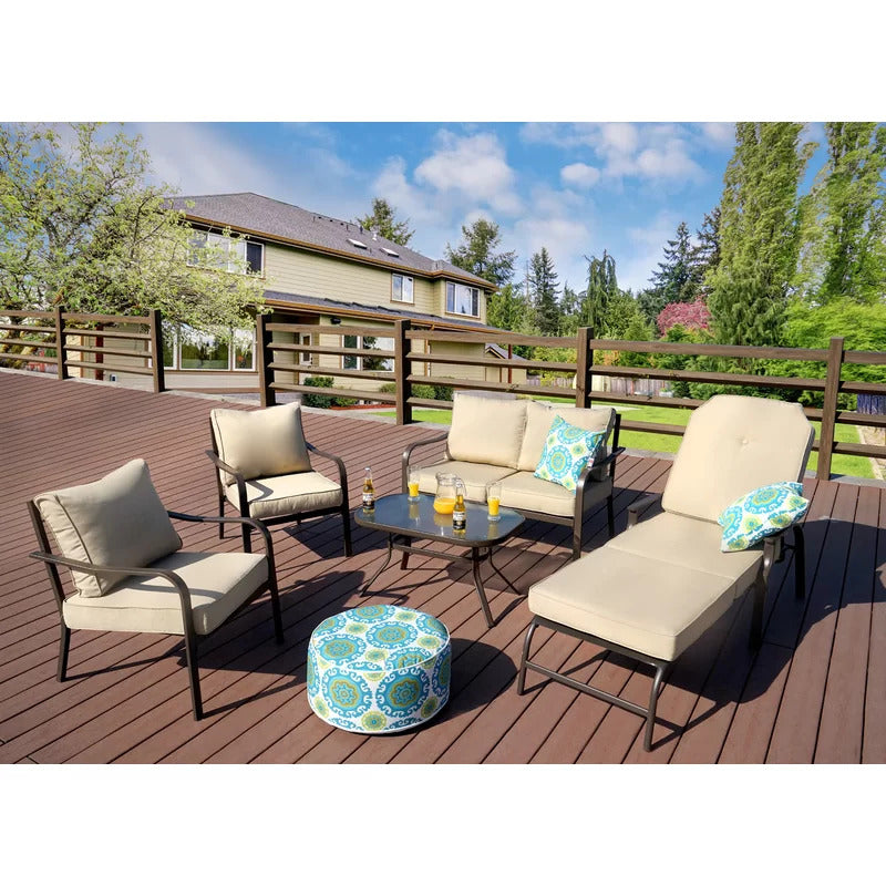 Chaise Lounge: Artime 82'' Long Reclining Single Chaise with Cushions