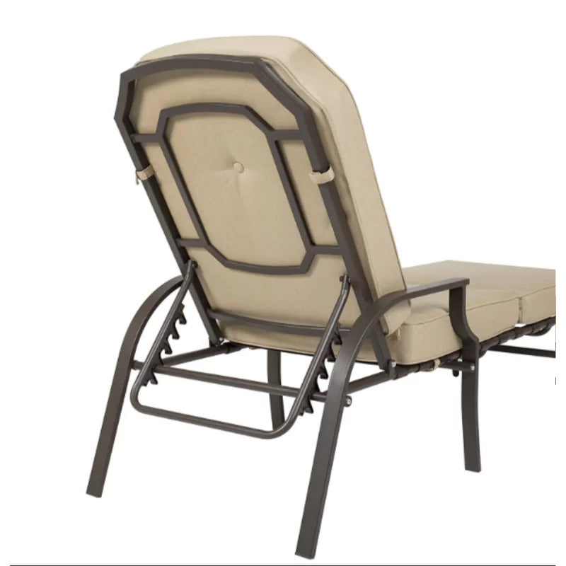 Chaise Lounge: Artime 82'' Long Reclining Single Chaise with Cushions