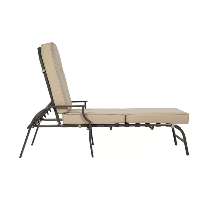 Chaise Lounge: Artime 82'' Long Reclining Single Chaise with Cushions