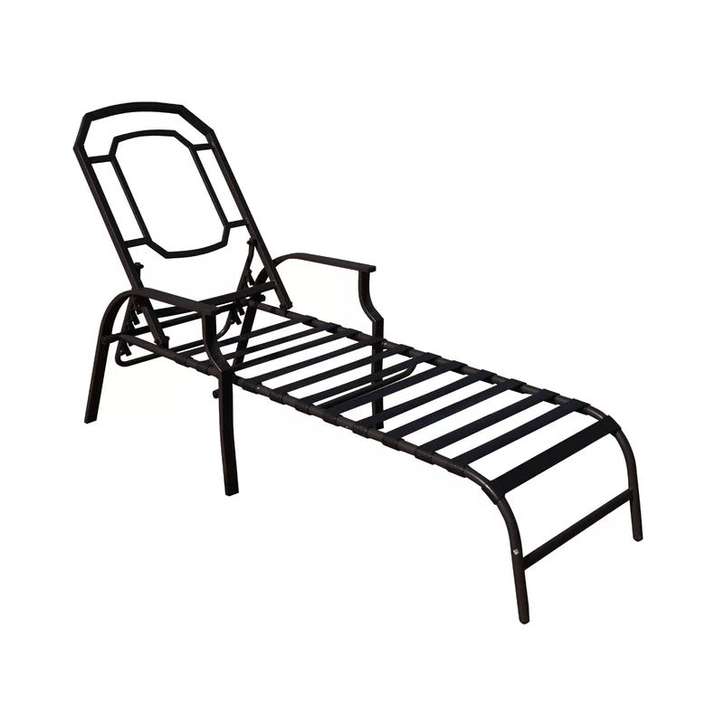 Chaise Lounge: Artime 82'' Long Reclining Single Chaise with Cushions