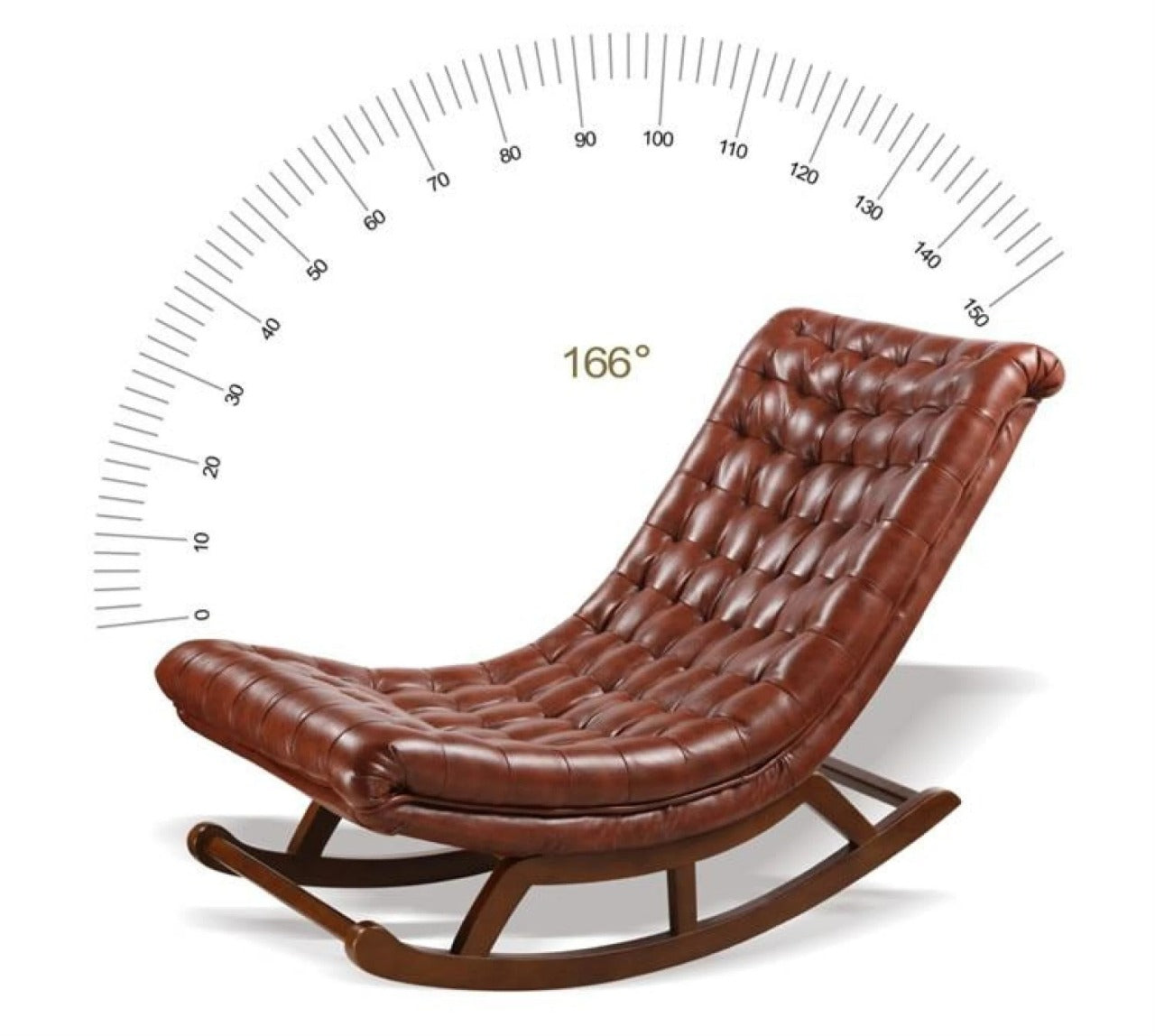 Rocking Chair: Tufted Designed Comfortable Rocking Chair