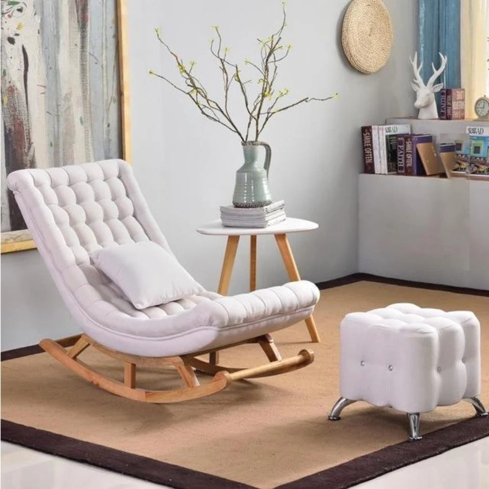Rocking Chair: Modern Design Rocking Lounge Chair