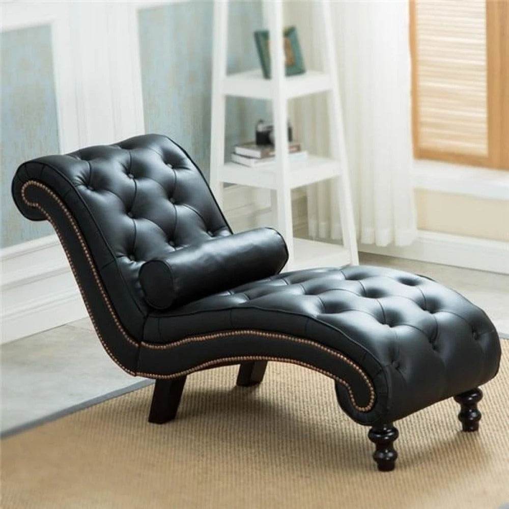 Chaise Lounge: Patio Chaise Lounge Sofa With Pillow For Living Room Furniture