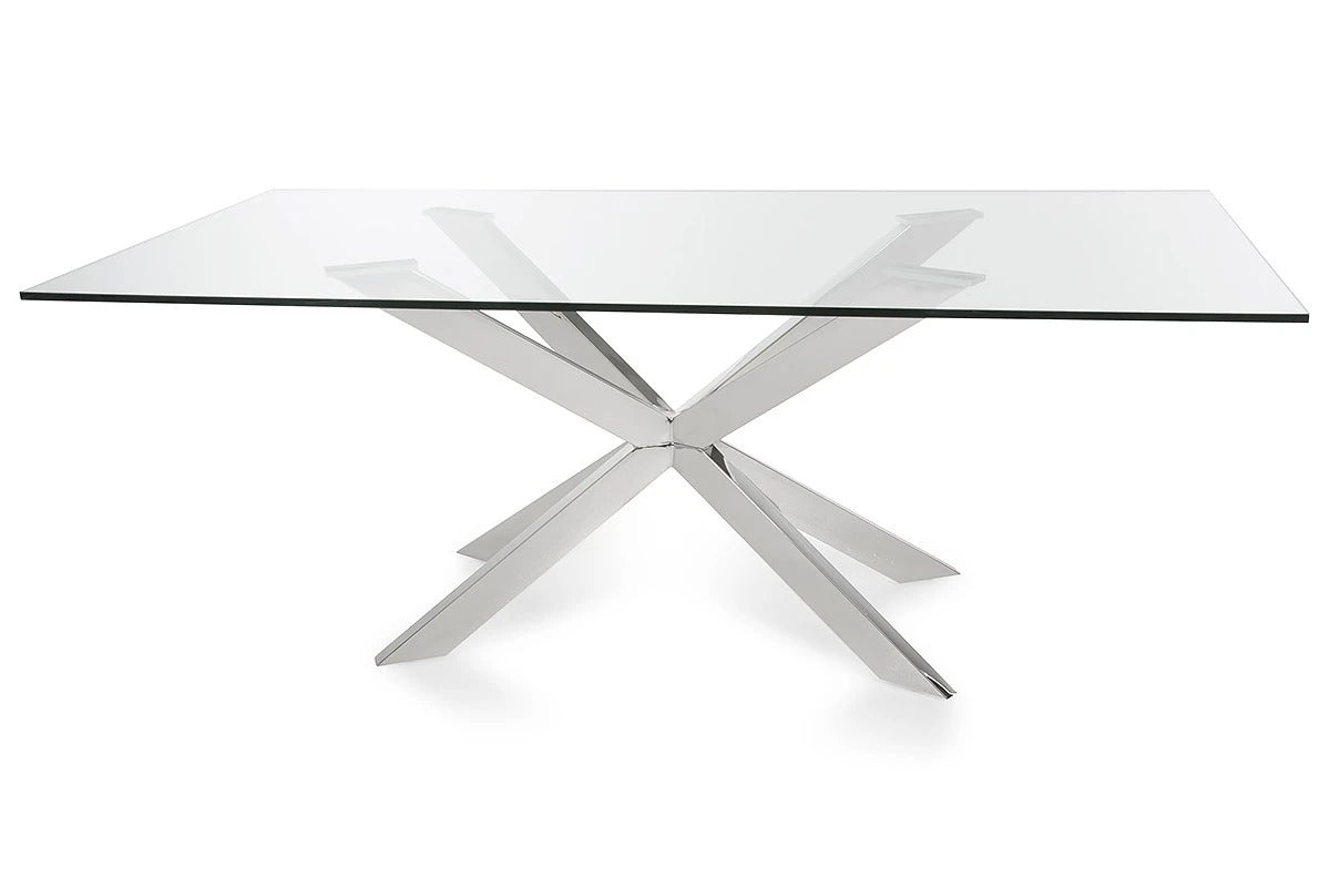 Dining Table: james Glass Dining Table