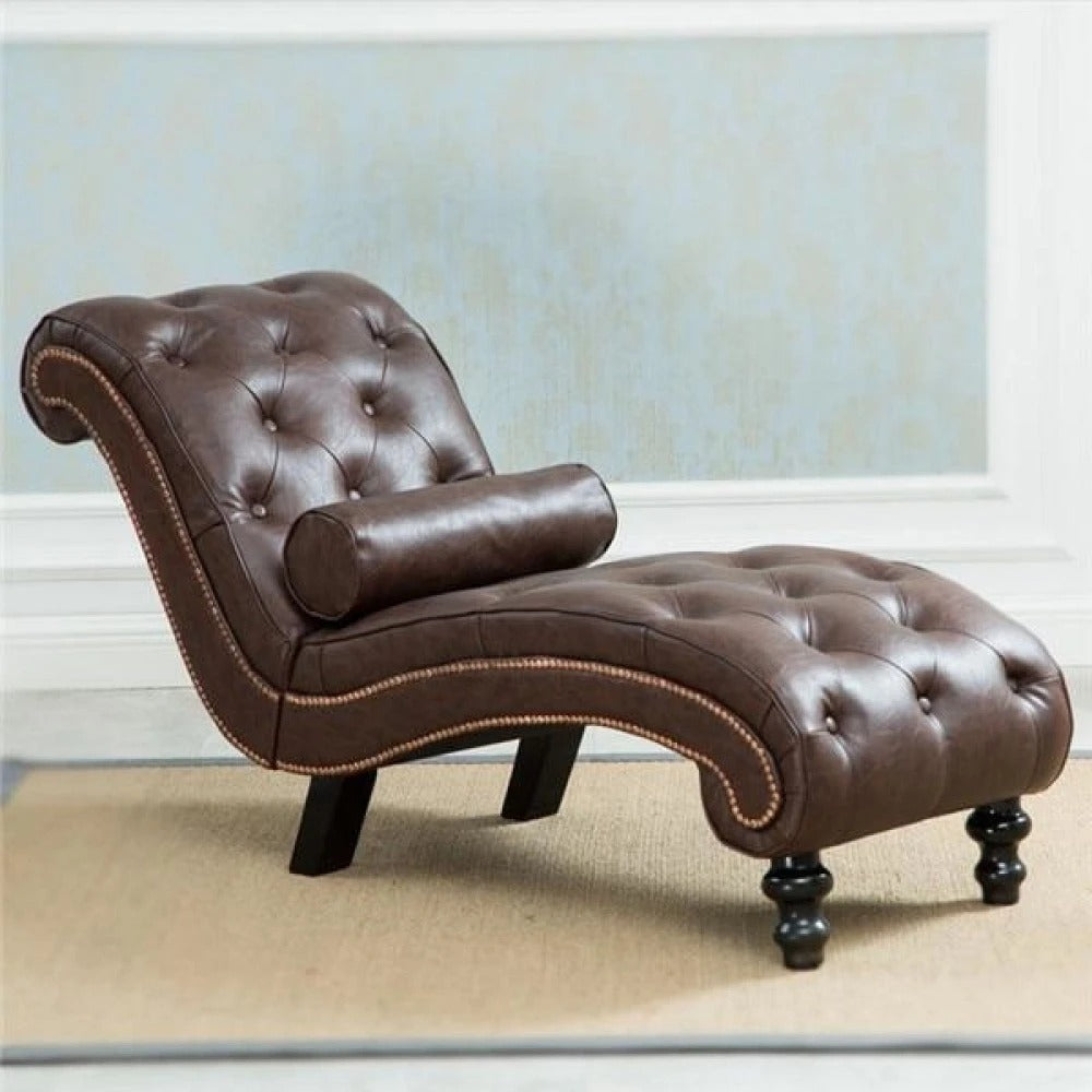 Chaise Lounge: Patio Chaise Lounge Sofa With Pillow For Living Room Furniture