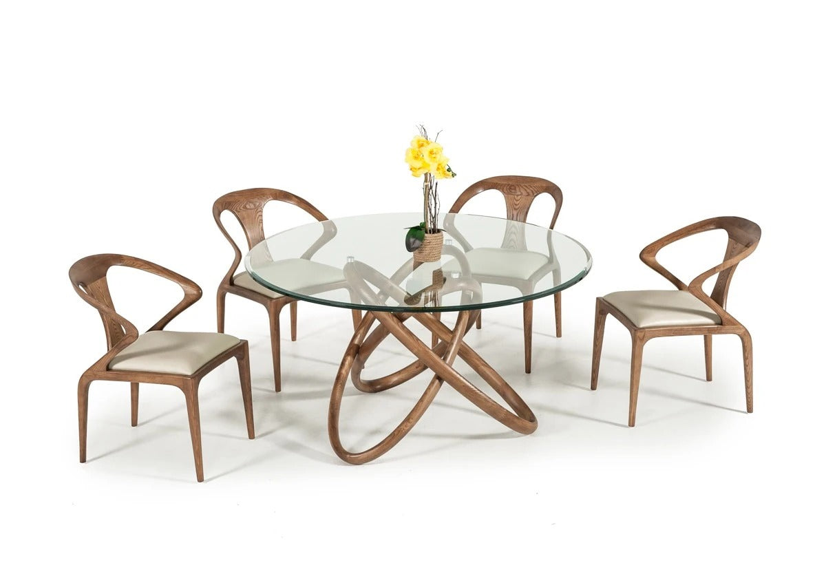 Dining Table: Michel Round Dining Table