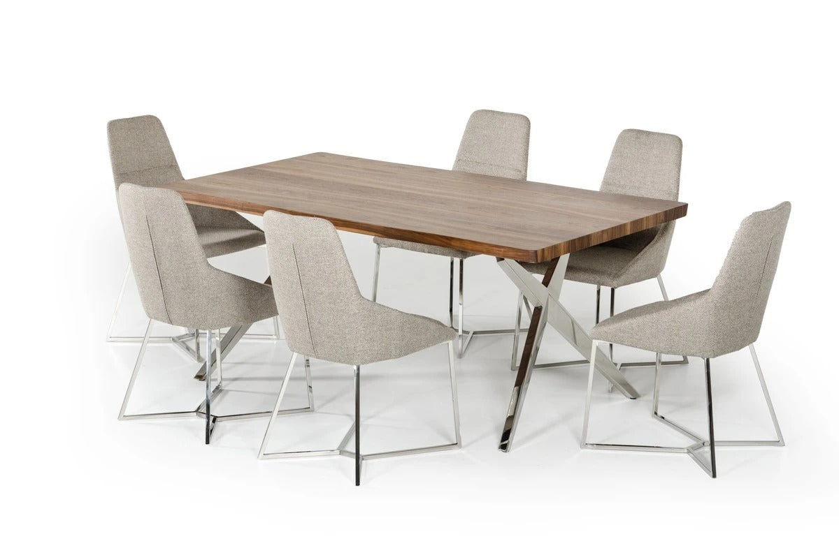 Dining Table: Stainless Steel Dining Table