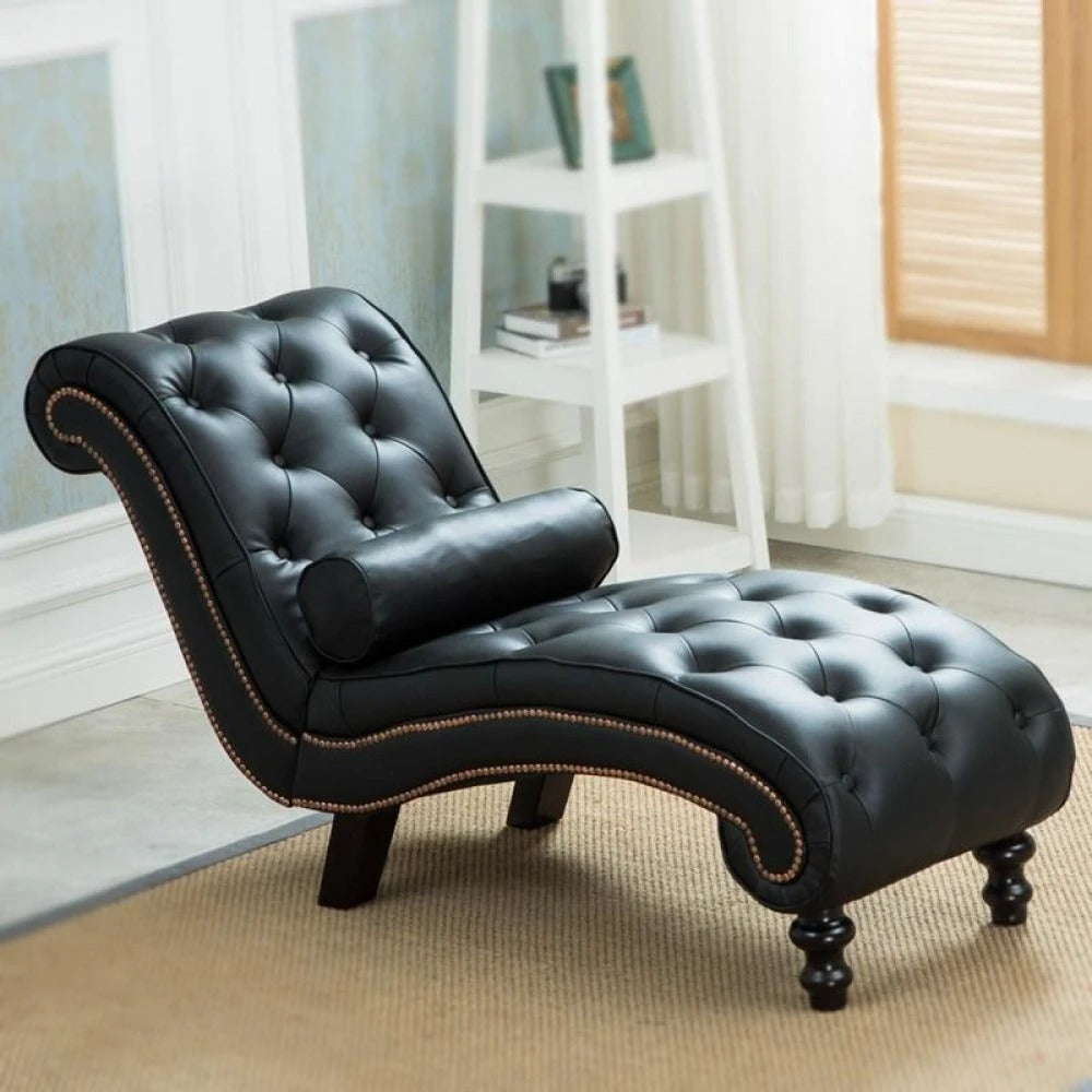Chaise Lounge: Patio Chaise Lounge Sofa With Pillow For Living Room Furniture