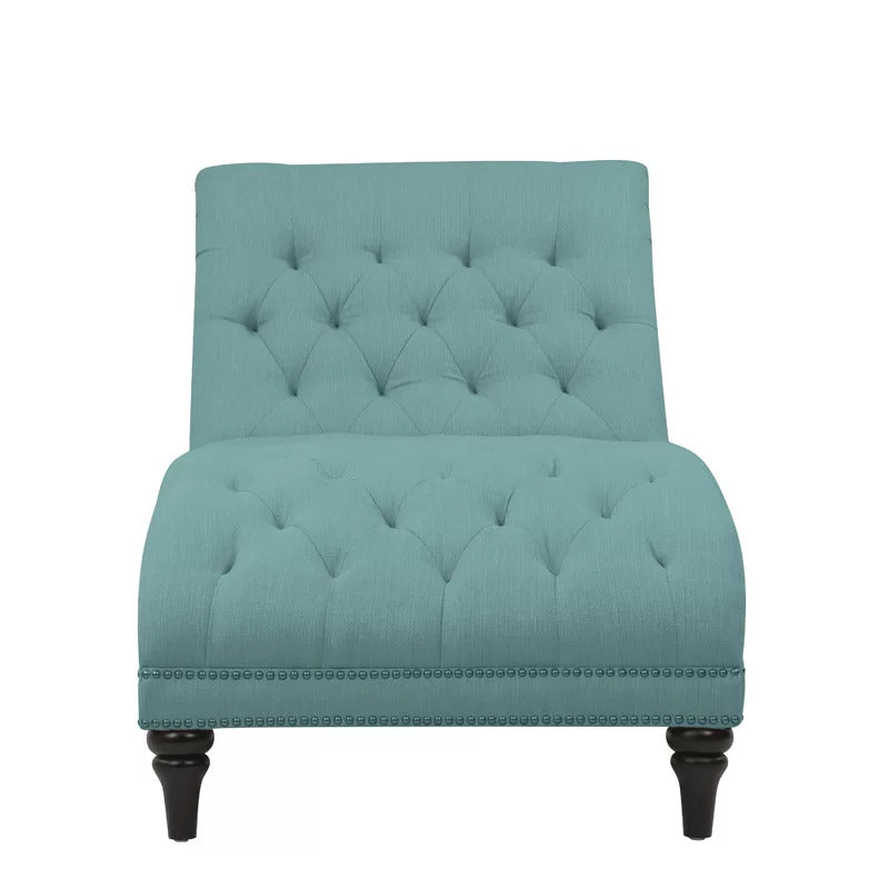Chaise Lounge: Dannely Tufted Armless Chaise Lounge Chair