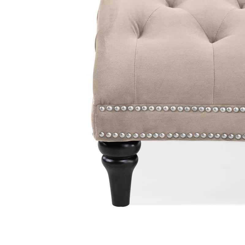 Chaise Lounge: Dannely Tufted Armless Chaise Lounge Chair