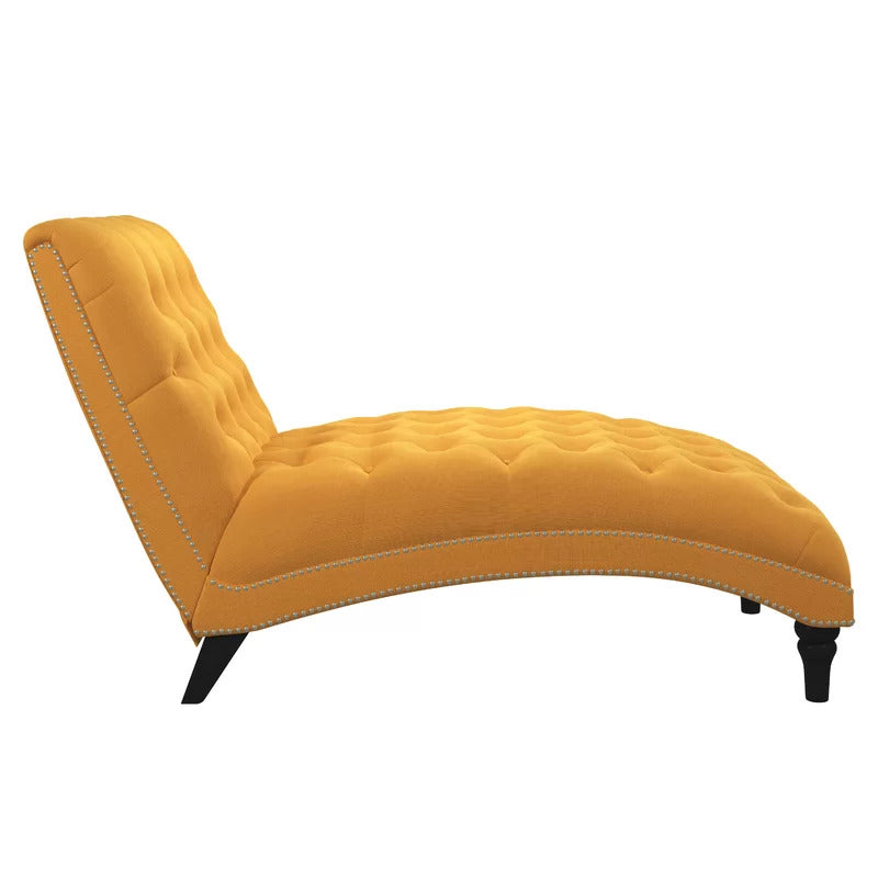 Chaise Lounge: Dannely Tufted Armless Chaise Lounge Chair