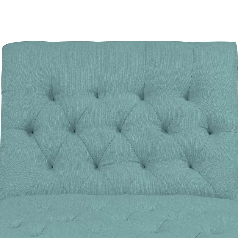 Chaise Lounge: Dannely Tufted Armless Chaise Lounge Chair