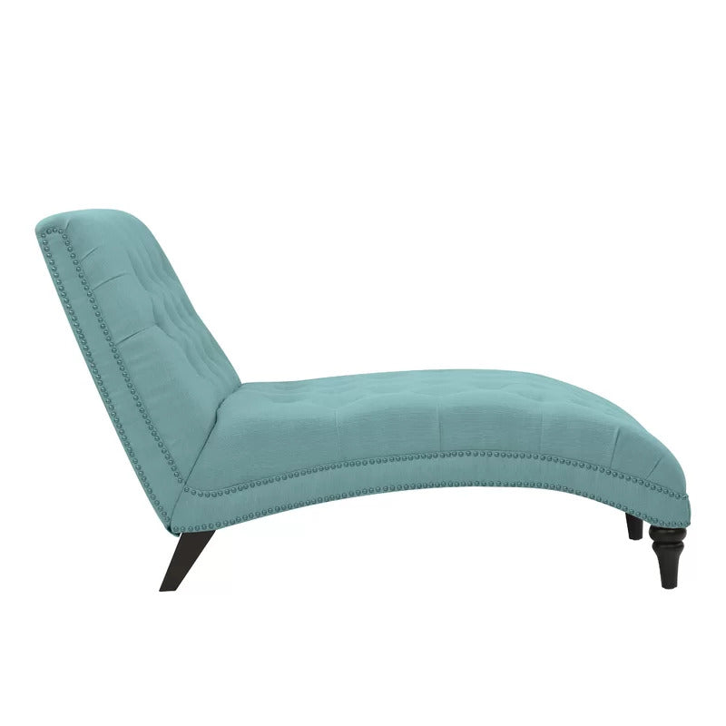 Chaise Lounge: Dannely Tufted Armless Chaise Lounge Chair