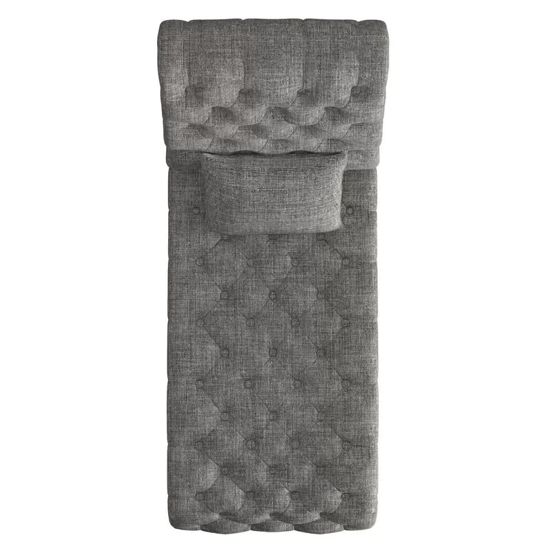 Chaise Lounge: Diyom Tufted Armless Chaise Lounge