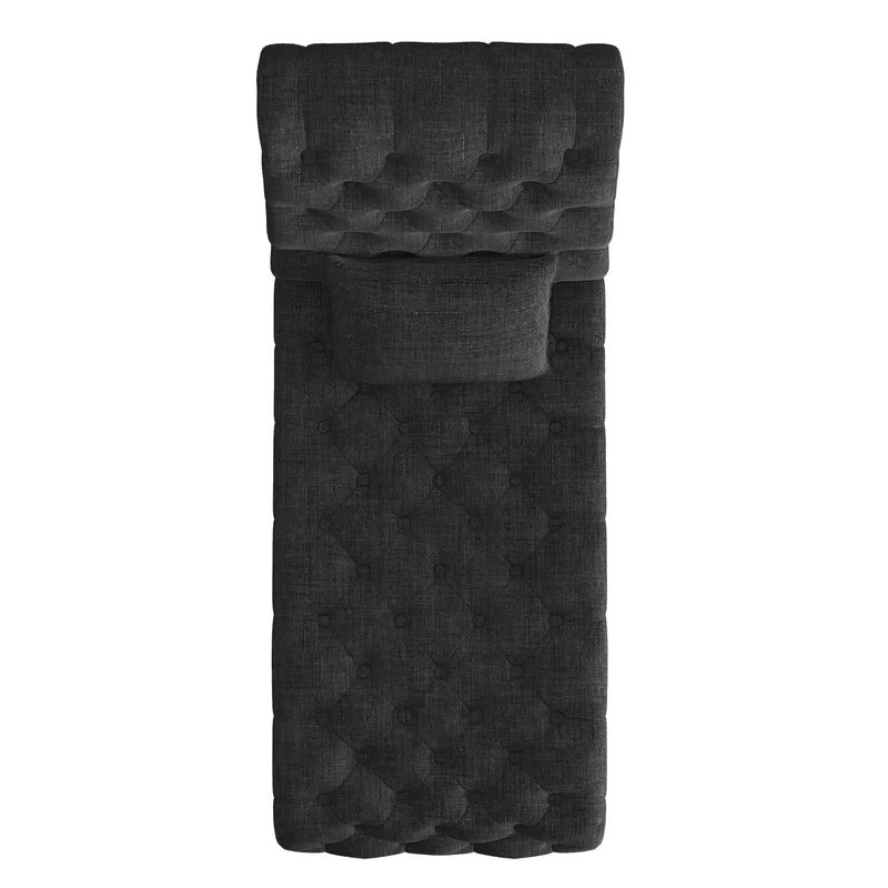 Chaise Lounge: Diyom Tufted Armless Chaise Lounge